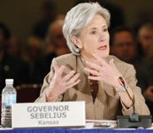 Health Secretary Kathleen Sebelius